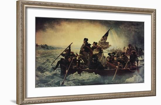 Washington Crossing the Delaware-Emanuel Gottlieb Leutze-Framed Giclee Print