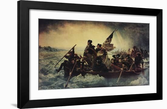 Washington Crossing the Delaware-Emanuel Gottlieb Leutze-Framed Giclee Print