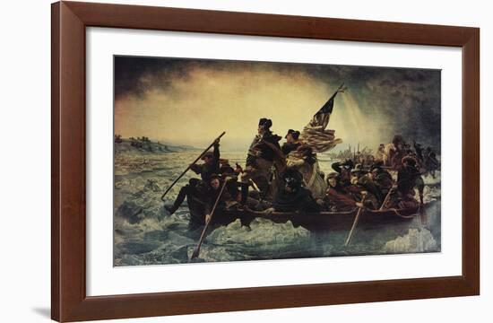 Washington Crossing the Delaware-Emanuel Gottlieb Leutze-Framed Giclee Print