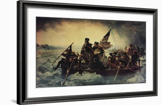 Washington Crossing the Delaware-Emanuel Gottlieb Leutze-Framed Giclee Print