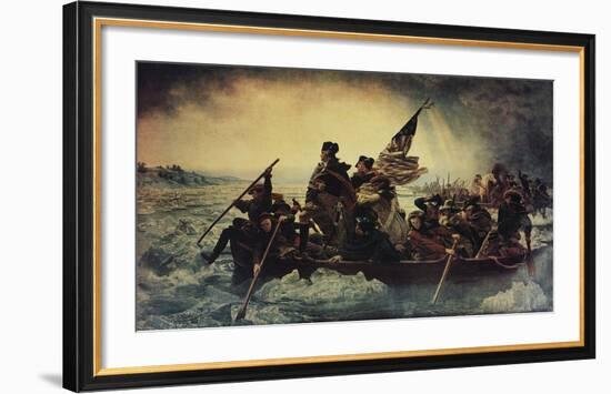 Washington Crossing the Delaware-Emanuel Gottlieb Leutze-Framed Giclee Print