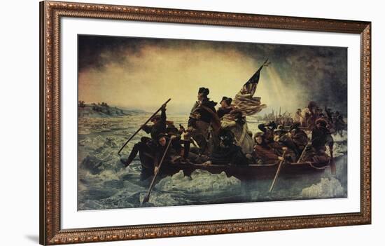 Washington Crossing the Delaware-Emanuel Gottlieb Leutze-Framed Giclee Print