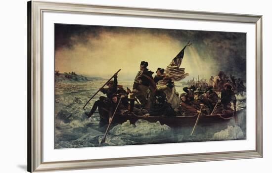 Washington Crossing the Delaware-Emanuel Gottlieb Leutze-Framed Giclee Print