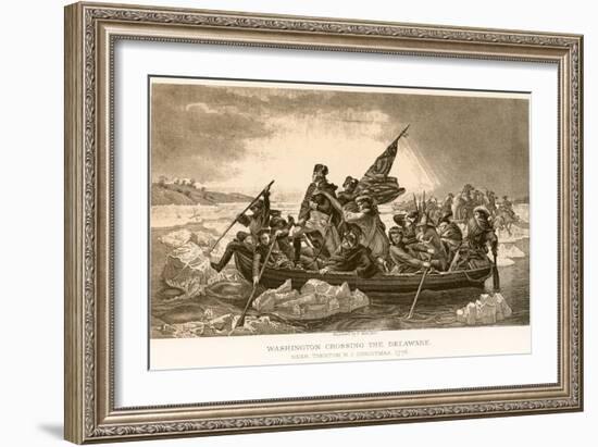 Washington Crossing the Delaware-null-Framed Giclee Print