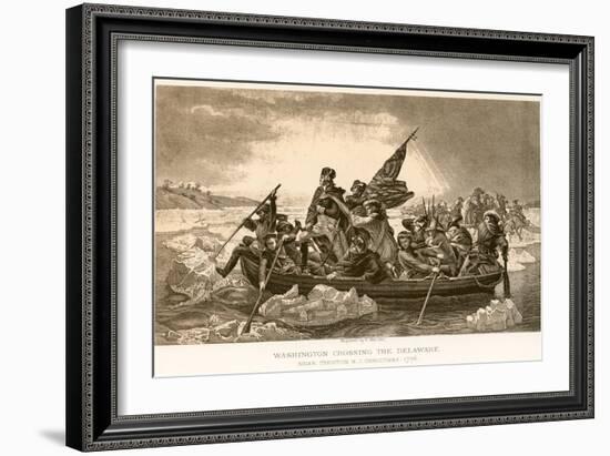 Washington Crossing the Delaware-null-Framed Giclee Print