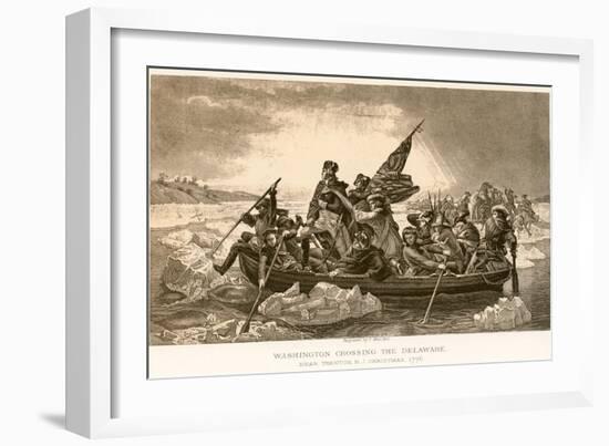 Washington Crossing the Delaware-null-Framed Premium Giclee Print