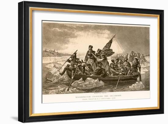 Washington Crossing the Delaware-null-Framed Premium Giclee Print