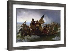 Washington Crossing the Delaware-Emanuel Leutze-Framed Art Print