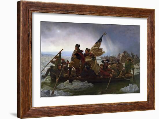 Washington Crossing the Delaware-Emanuel Leutze-Framed Art Print