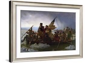 Washington Crossing the Delaware-Emanuel Leutze-Framed Art Print