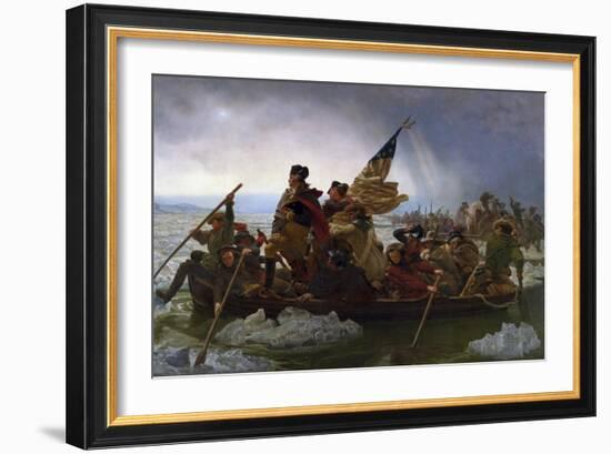 Washington Crossing the Delaware-Emanuel Leutze-Framed Art Print