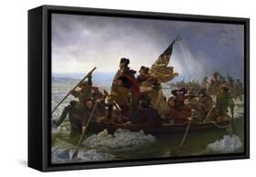 Washington Crossing the Delaware-Emanuel Leutze-Framed Stretched Canvas