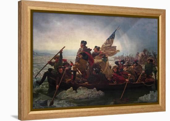 Washington Crossing the Delaware-Emanuel Leutze-Framed Stretched Canvas