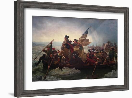 Washington Crossing the Delaware-Emanuel Leutze-Framed Art Print