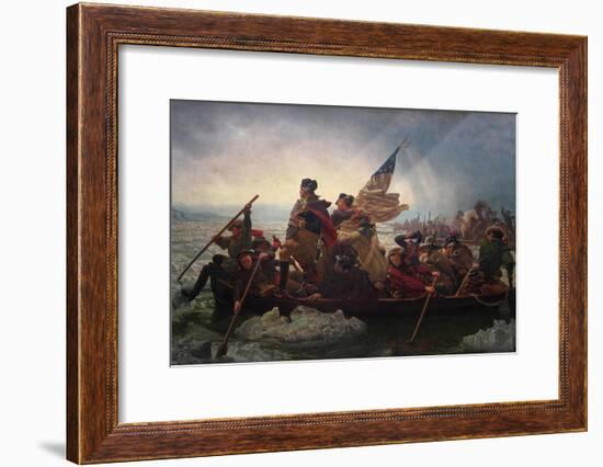 Washington Crossing the Delaware-Emanuel Leutze-Framed Art Print