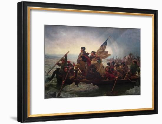 Washington Crossing the Delaware-Emanuel Leutze-Framed Art Print