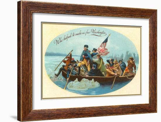 Washington Crossing the Delaware-null-Framed Art Print