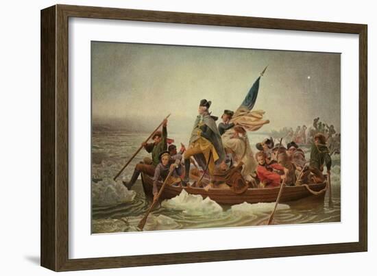 'Washington Crossing the Delaware' --Emanuel Gottlieb Leutze-Framed Giclee Print