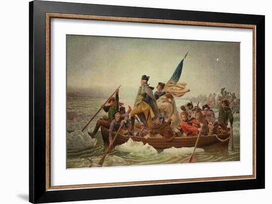 'Washington Crossing the Delaware' --Emanuel Gottlieb Leutze-Framed Giclee Print