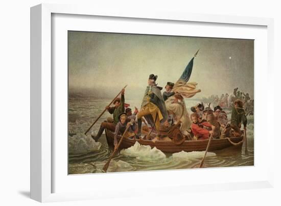 'Washington Crossing the Delaware' --Emanuel Gottlieb Leutze-Framed Giclee Print