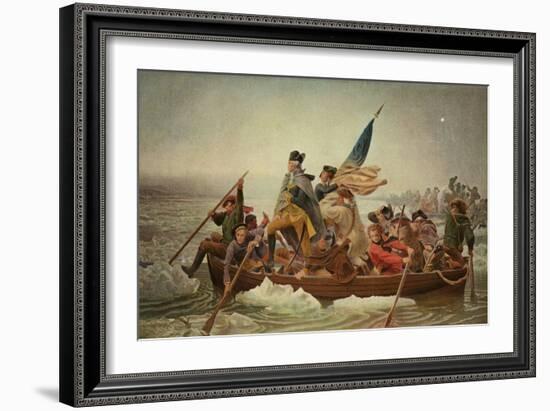 'Washington Crossing the Delaware' --Emanuel Gottlieb Leutze-Framed Giclee Print