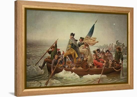'Washington Crossing the Delaware' --Emanuel Gottlieb Leutze-Framed Premier Image Canvas
