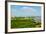 Washington D.C. aerial view with US Capitol, Washington Monument, Lincoln Memorial and Jefferson...-null-Framed Photographic Print