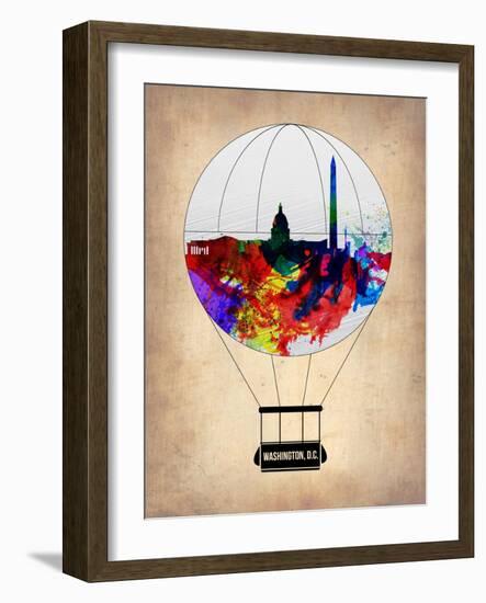 Washington, D.C. Air Balloon-NaxArt-Framed Art Print