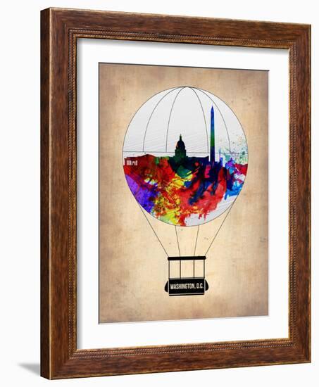 Washington, D.C. Air Balloon-NaxArt-Framed Art Print