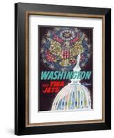 Washington, D.C. - Fly TWA Jets (Trans World Airlines)-David Klein-Framed Art Print