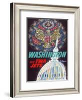 Washington, D.C. - Fly TWA Jets (Trans World Airlines)-David Klein-Framed Art Print