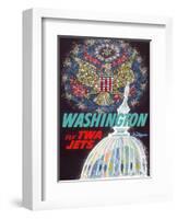 Washington, D.C. - Fly TWA Jets (Trans World Airlines)-David Klein-Framed Art Print