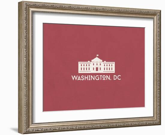 Washington, D.C. Minimalism-null-Framed Premium Giclee Print