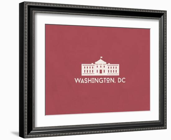 Washington, D.C. Minimalism-null-Framed Premium Giclee Print