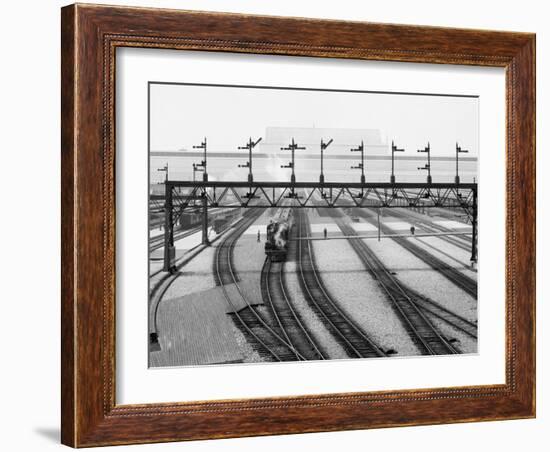 Washington, D.C., Switch Yards, Union Station-null-Framed Photo