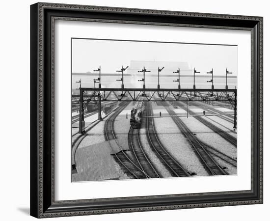 Washington, D.C., Switch Yards, Union Station-null-Framed Photo