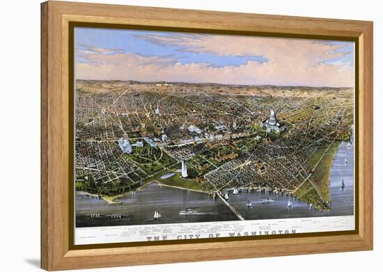 Washington, DC, 1880-Currier & Ives-Framed Premier Image Canvas