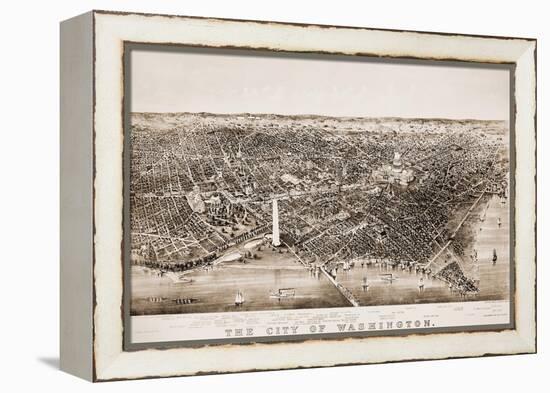 Washington DC, 1892-Currier & Ives-Framed Premier Image Canvas