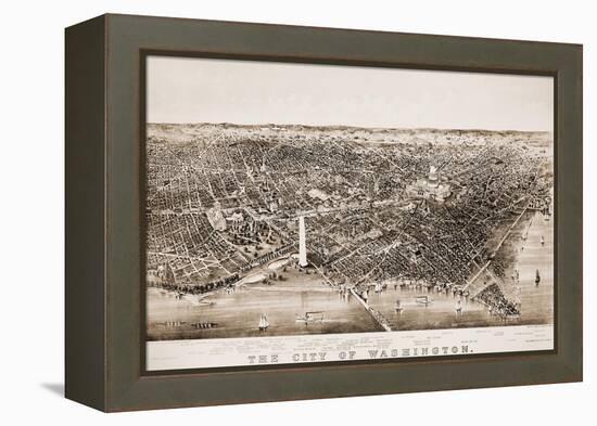 Washington DC, 1892-Currier & Ives-Framed Premier Image Canvas