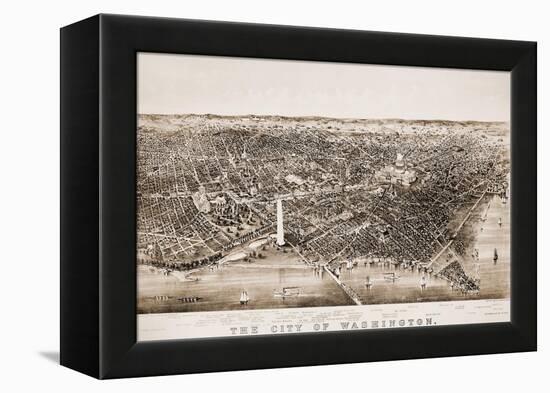 Washington DC, 1892-Currier & Ives-Framed Premier Image Canvas