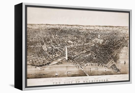 Washington DC, 1892-Currier & Ives-Framed Premier Image Canvas