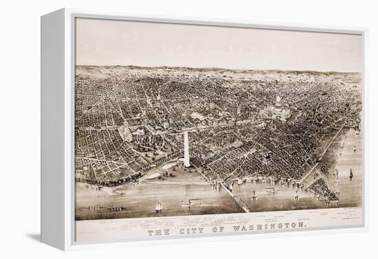 Washington DC, 1892-Currier & Ives-Framed Premier Image Canvas