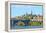 Washington Dc, a View from Georgetown and Key Bridge in Autumn-Orhan-Framed Premier Image Canvas