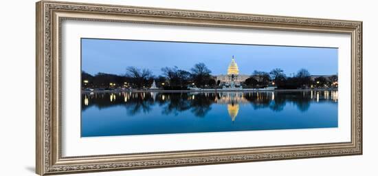 Washington DC - Capitol Building at Night-Orhan-Framed Photographic Print