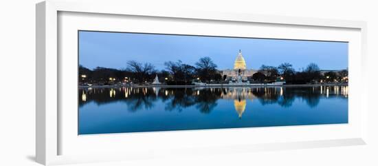 Washington DC - Capitol Building at Night-Orhan-Framed Photographic Print