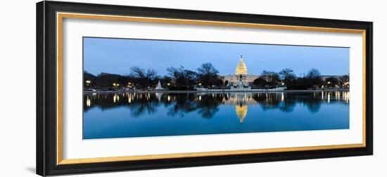 Washington DC - Capitol Building at Night-Orhan-Framed Photographic Print