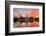 Washington Dc, Capitol Building in a Cloudy Sunrise with Mirror Reflection-Orhan-Framed Photographic Print
