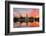 Washington Dc, Capitol Building in a Cloudy Sunrise with Mirror Reflection-Orhan-Framed Photographic Print