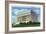 Washington DC, Exterior View of the Lincoln Memorial-Lantern Press-Framed Art Print