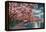 Washington DC, Potomac Park and Blossoming Cherry Trees Scene at Night-Lantern Press-Framed Stretched Canvas